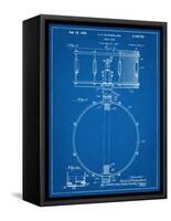 Snare Drum Instrument Patent-null-Framed Stretched Canvas