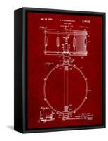 Snare Drum Instrument Patent-Cole Borders-Framed Stretched Canvas