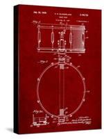 Snare Drum Instrument Patent-Cole Borders-Stretched Canvas