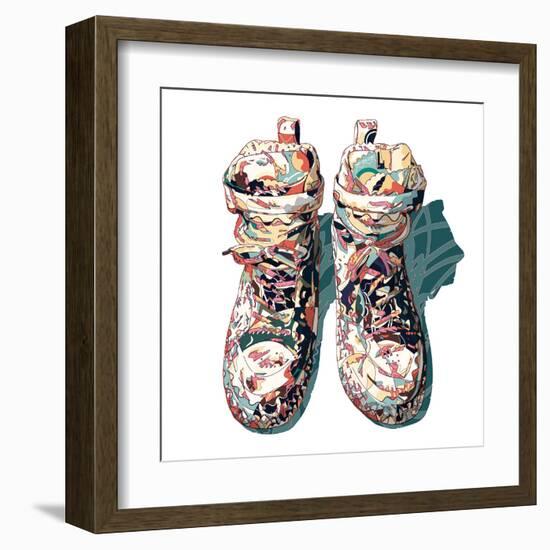 Sneaker-HR-FM-Framed Art Print