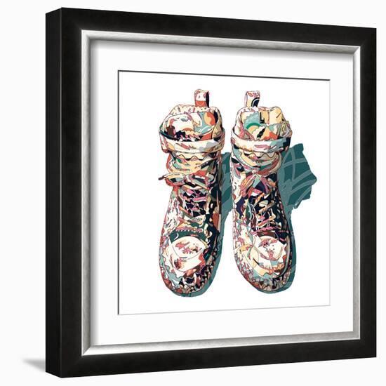 Sneaker-HR-FM-Framed Art Print