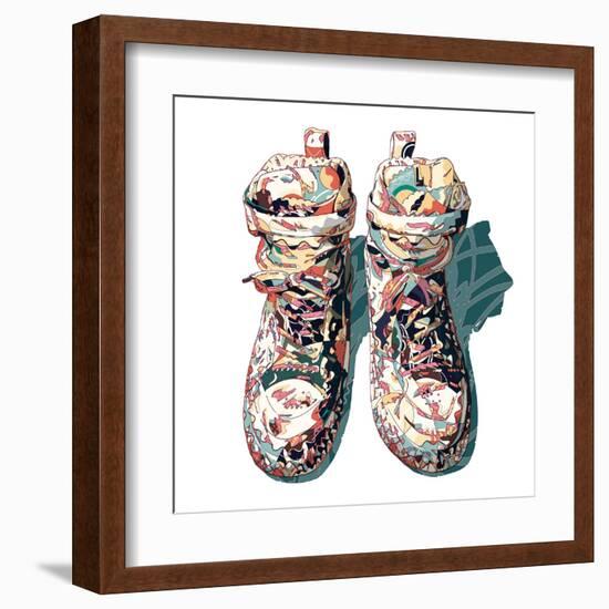 Sneaker-HR-FM-Framed Art Print