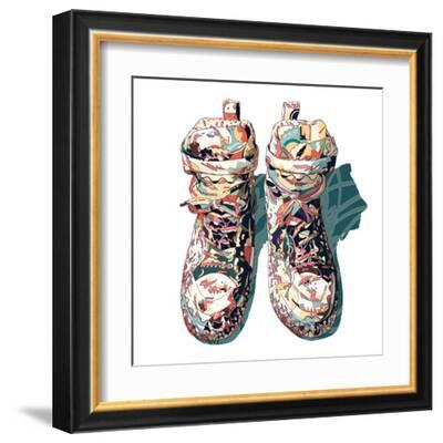 Sneaker-HR-FM-Framed Art Print