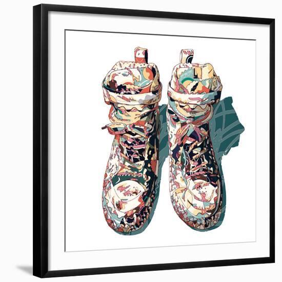 Sneaker-HR-FM-Framed Art Print