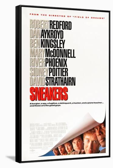 SNEAKERS [1992], directed by PHIL ALDEN ROBINSON.-null-Framed Stretched Canvas