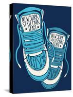 Sneakers Graphic Design for Tee-braingraph-Stretched Canvas