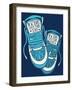 Sneakers Graphic Design for Tee-braingraph-Framed Art Print