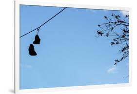 Sneakers on a Wire-null-Framed Photo