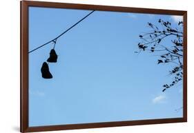 Sneakers on a Wire-null-Framed Photo