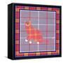 Sneakers Plaid Pattern-David Sheskin-Framed Stretched Canvas