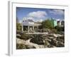 Sneem River Below Road Bridge in Village on Ring of Kerry Tourist Route, Iveragh Peninsula, Munster-Pearl Bucknall-Framed Photographic Print