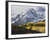 Sneffels Range with Aspens in Fall Colors, Near Ouray, Colorado-James Hager-Framed Photographic Print