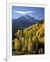 Sneffels Range with Fall Colors Near Dallas Divide, Uncompahgre National Forest, Colorado-James Hager-Framed Photographic Print