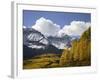 Sneffels Range with Fall Colors, Near Ouray, Colorado, United States of America, North America-James Hager-Framed Photographic Print