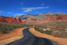 Scenic Road through Vermilion Cliffs in Arizona-SNEHITDESIGN-Photographic Print