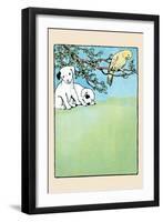 Snip And Snap And Polly Parrot-Julia Dyar Hardy-Framed Art Print