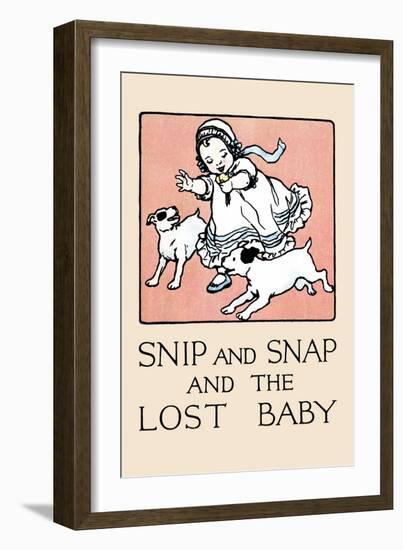 Snip And Snap And the Lost Baby-Julia Dyar Hardy-Framed Art Print