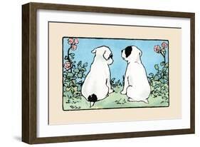 Snip And Snap Look Away-Julia Dyar Hardy-Framed Art Print