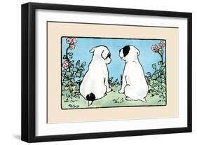 Snip And Snap Look Away-Julia Dyar Hardy-Framed Art Print