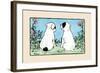 Snip And Snap Look Away-Julia Dyar Hardy-Framed Art Print