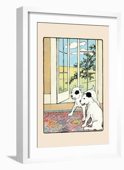 Snip And Snap on the Rug-Julia Dyar Hardy-Framed Art Print