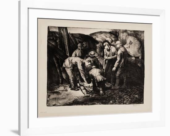 Sniped, 1918-George Wesley Bellows-Framed Giclee Print