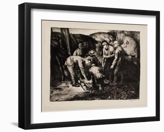 Sniped, 1918-George Wesley Bellows-Framed Giclee Print