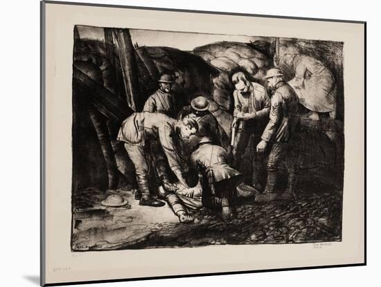 Sniped, 1918-George Wesley Bellows-Mounted Giclee Print