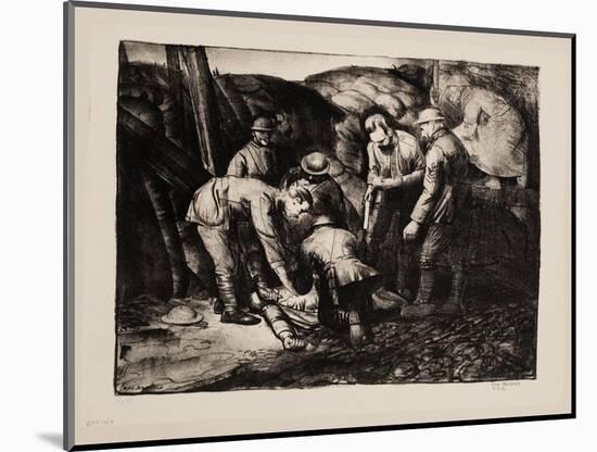 Sniped, 1918-George Wesley Bellows-Mounted Giclee Print