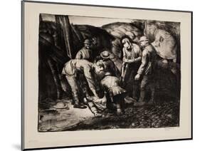 Sniped, 1918-George Wesley Bellows-Mounted Giclee Print