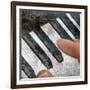 Snipets of Music 2-Karen Williams-Framed Giclee Print