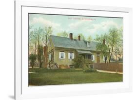 Snity House, Bethlehem, Pennsylvania-null-Framed Art Print