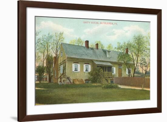 Snity House, Bethlehem, Pennsylvania-null-Framed Art Print