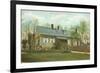 Snity House, Bethlehem, Pennsylvania-null-Framed Art Print