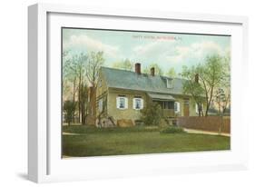 Snity House, Bethlehem, Pennsylvania-null-Framed Art Print