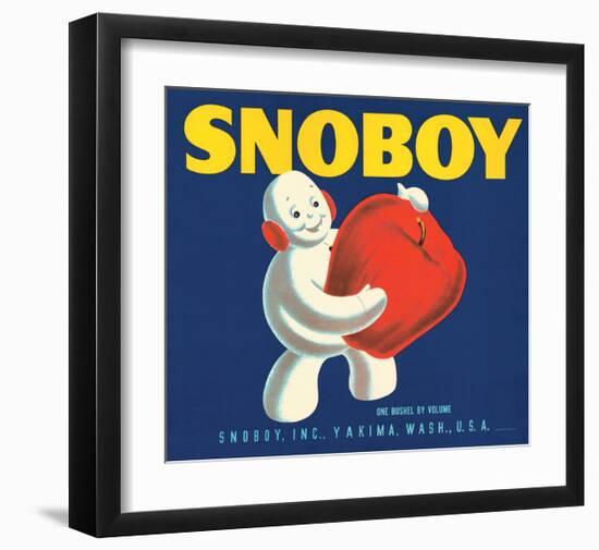 Snoboy Apples-null-Framed Art Print