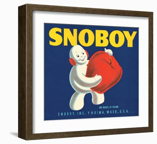 Snoboy Apples-null-Framed Art Print