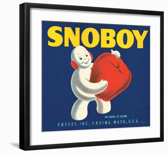 Snoboy Apples-null-Framed Art Print