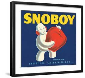 Snoboy Apples-null-Framed Art Print