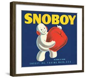 Snoboy Apples-null-Framed Art Print