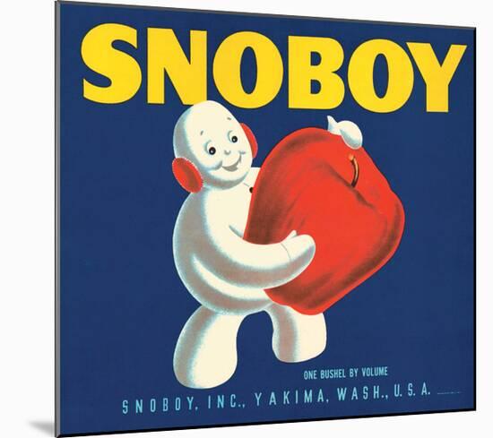 Snoboy Apples-null-Mounted Art Print