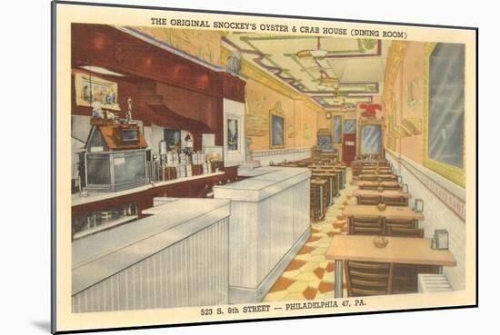 Snockey's Oyster Bar, Philadelphia, Pennsylvania-null-Mounted Art Print