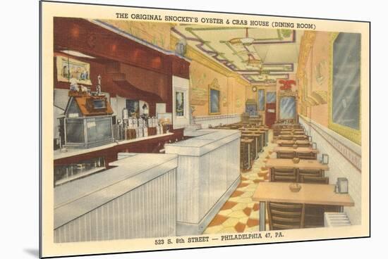 Snockey's Oyster Bar, Philadelphia, Pennsylvania-null-Mounted Premium Giclee Print