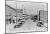 Snohomish, Washington - Eastern View from First Avenue-Lantern Press-Mounted Art Print