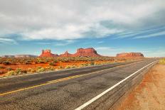 Rainbow in Monument Valley-snoofek-Photographic Print