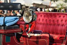 Whitte Wheel Cab in Cracow-snoofek-Photographic Print