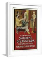 Snookers Disappears-null-Framed Art Print