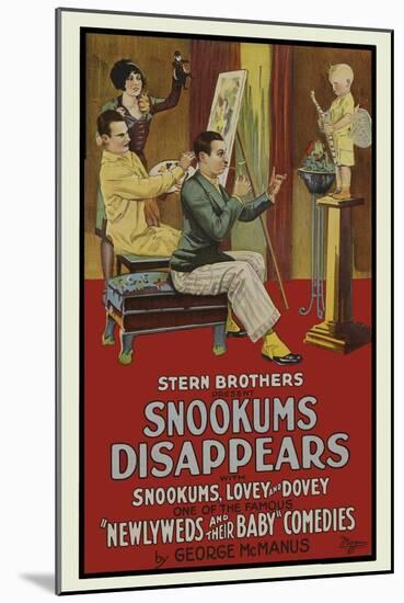 Snookers Disappears-null-Mounted Art Print