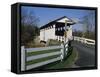 Snooks Covered Bridge, Bedford County, Pennsylvania, USA-null-Framed Stretched Canvas