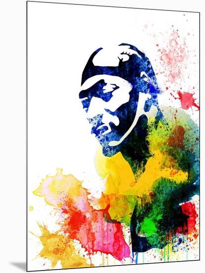 Snoop Dog Watercolor-Jack Hunter-Mounted Art Print